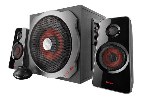 TRUST Set di altoparlanti da gaming per PC Trust Tytan GXT38 2.1 con subwoofer cablati nero